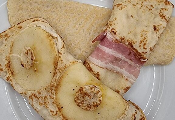 Pannenkoek Naturel, Pannenkoek Appel en Pannenkoek Spek