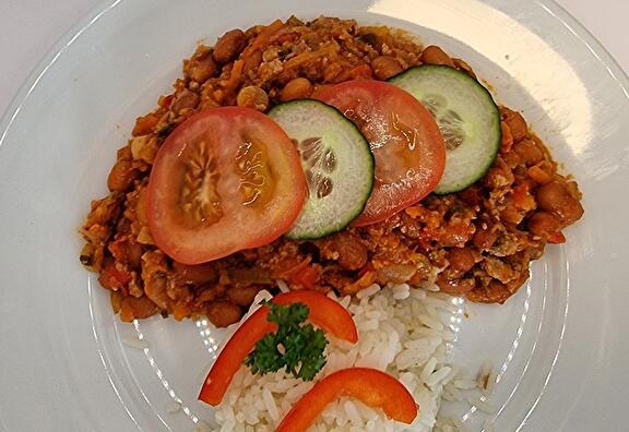 Rijst, Chili Con Carne
