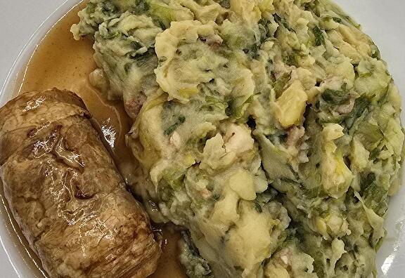 Stamppot Andijvie, Slavink met Braadjus