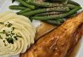 Aardappelpuree, Haricots Verts, Mediterrane Kipfilet, Braadjus