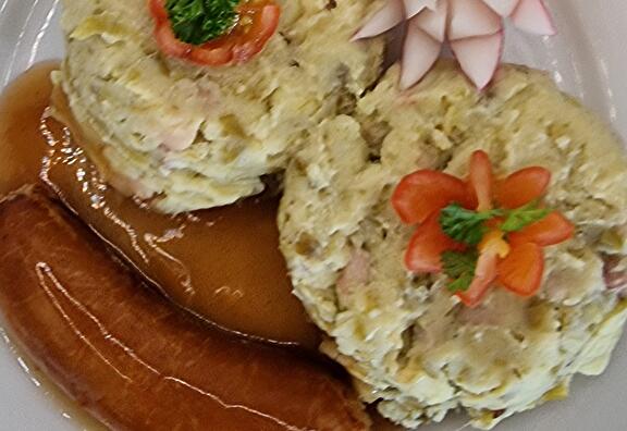 Stamppot Blote Billen, Groninger Saucijs en Braadjus